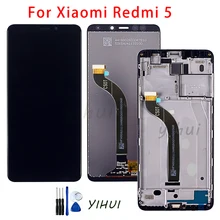Ensemble écran tactile LCD avec châssis, 5.7 pouces, pour XIAOMI Redmi 5, Original=