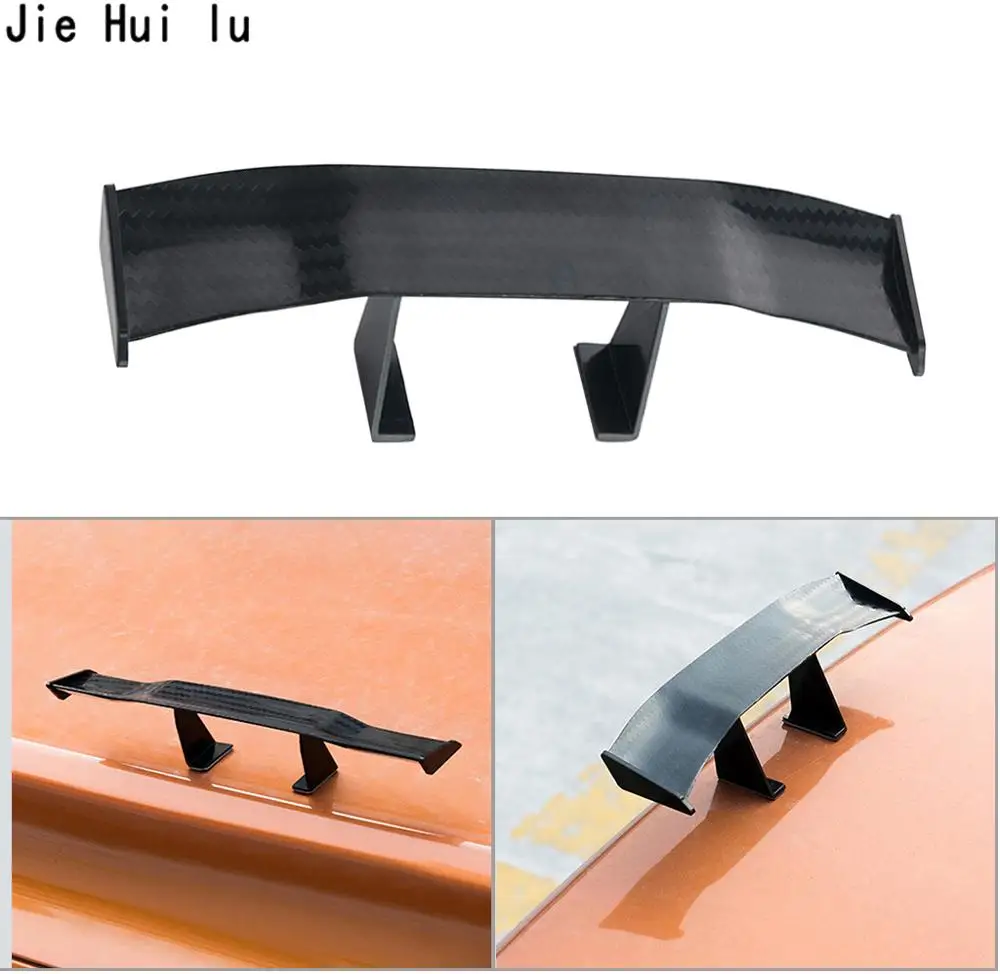 

6.7inch Universal Car Tail Wing Carbon Cheap Spoiler Mini Auto Fiber Decoration Car-styling Auto Fiber Decoration