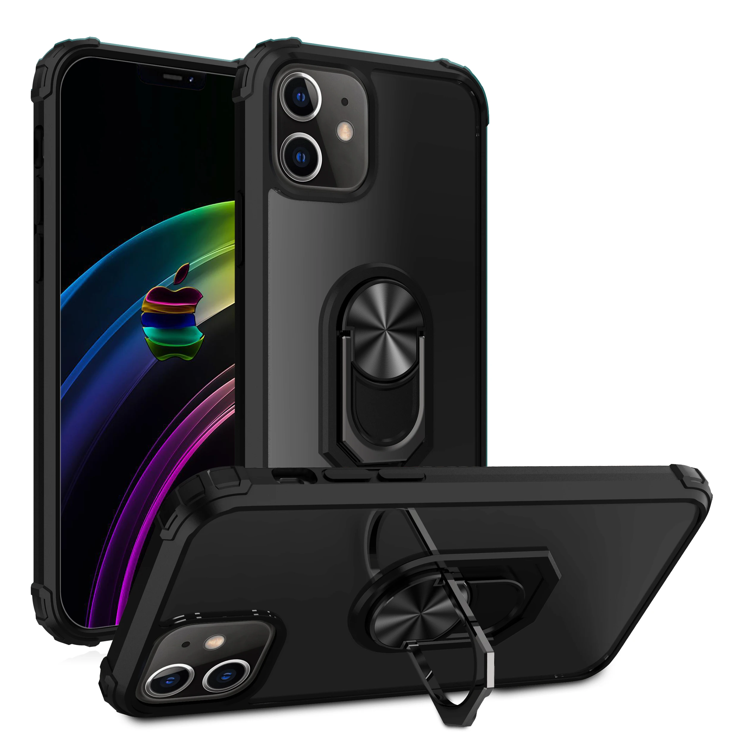 Прозрачный акриловый ударопрочный бронированный чехол для Apple iPhone 12 11 Pro Max Mini XR X Xs