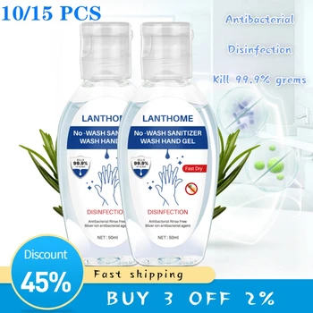 10/15 Pc 50ml Quick-drying Hand Soaps Silver Ion Hand Sanitiser Alcohol-free Antibacterial Hand Sanitizer Hand Care Wholesale
10/15 Pc 50ml Quick-drying Hand Soaps Silver Ion Hand Sanitiser Alcohol-free Antibacterial Hand Sanitizer Hand Care Wholesale