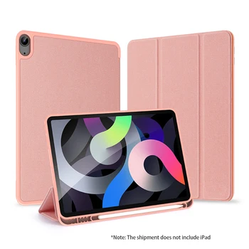 Tablet Case With Pen Slot Portable Slim Dustproof Full Protection Soft TPU Auto Sleep Wake Trifold Stand For I Pad Air 4 10.9
Tablet Case With Pen Slot Portable Slim Dustproof Full Protection Soft TPU Auto Sleep Wake Trifold Stand For I Pad Air 4 10.9
