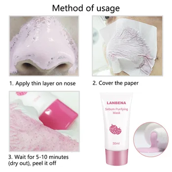 LANBENA Strawberry Blackhead Remover Nose Mask Mud Pore Strip Black Mask Peel off Mask Acne Treatment Nose Peel Mask Skin Care
LANBENA Strawberry Blackhead Remover Nose Mask Mud Pore Strip Black Mask Peel off Mask Acne Treatment Nose Peel Mask Skin Care