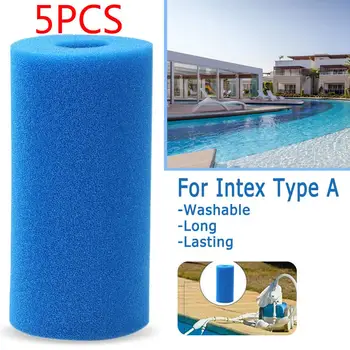 5PCS Swimming Pool Filter Sponge Intex fIlter Type A Pool Foam Filter Reusable Washable Swimming Pool Cleaner Pool Accessories
5PCS Swimming Pool Filter Sponge Intex fIlter Type A Pool Foam Filter Reusable Washable Swimming Pool Cleaner Pool Accessories