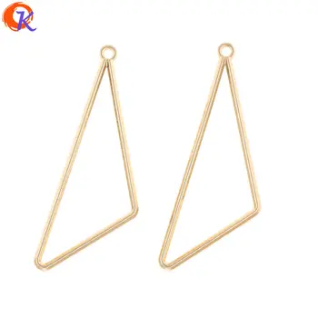 Cordial Design 100Pcs 16*44MM Jewelry Accessories/Earring Connectors/Triangle Shape/DIY Making/Hand Made/Earring Findings