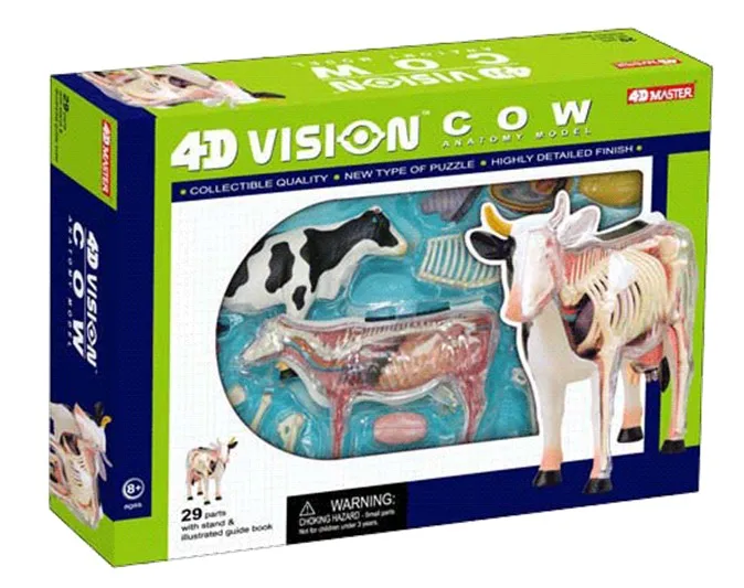 Развивающие игрушки 4D MASTER анатомическая модель коровы в сборе бесплатная