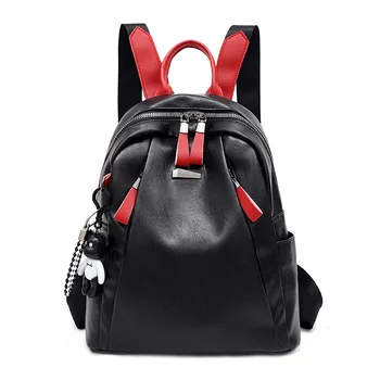 Pu soft leather backpack women 2019 new Korean version hit the wild Joker backpacks to send bear pendant Sac A Dos Mochila Mujer
Pu soft leather backpack women 2019 new Korean version hit the wild Joker backpacks to send bear pendant Sac A Dos Mochila Mujer
