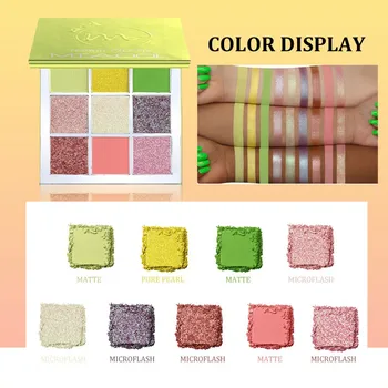 Luminous Shimmer Makeup Eyeshadow Brighten Skin Color Waterproof Eye Shadow Green Sequin Eyeshadow Palette
Luminous Shimmer Makeup Eyeshadow Brighten Skin Color Waterproof Eye Shadow Green Sequin Eyeshadow Palette