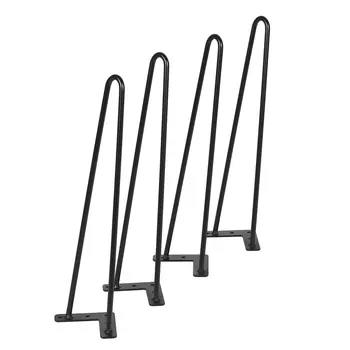 18 Inch 10mm Heavy Duty Angled Design Dining Table Desk Hairpin Legs Support Brackets DIY Tool Furniture Accessaries Black 
18 Inch 10mm Heavy Duty Angled Design Dining Table Desk Hairpin Legs Support Brackets DIY Tool Furniture Accessaries Black