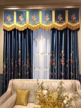 New Chinese-Style Silk-like Embroidered Curtains Living Room Bedroom Elegant Embroidered High-End Luxury Chinese-Style Curtains
New Chinese-Style Silk-like Embroidered Curtains Living Room Bedroom Elegant Embroidered High-End Luxury Chinese-Style Curtains