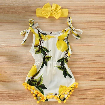Flofallzique Lemon Cute Girl Overalls Sling Triangle With Small Balls To Decorate Toddler Newborn Baby Clothes
Flofallzique Lemon Cute Girl Overalls Sling Triangle With Small Balls To Decorate Toddler Newborn Baby Clothes