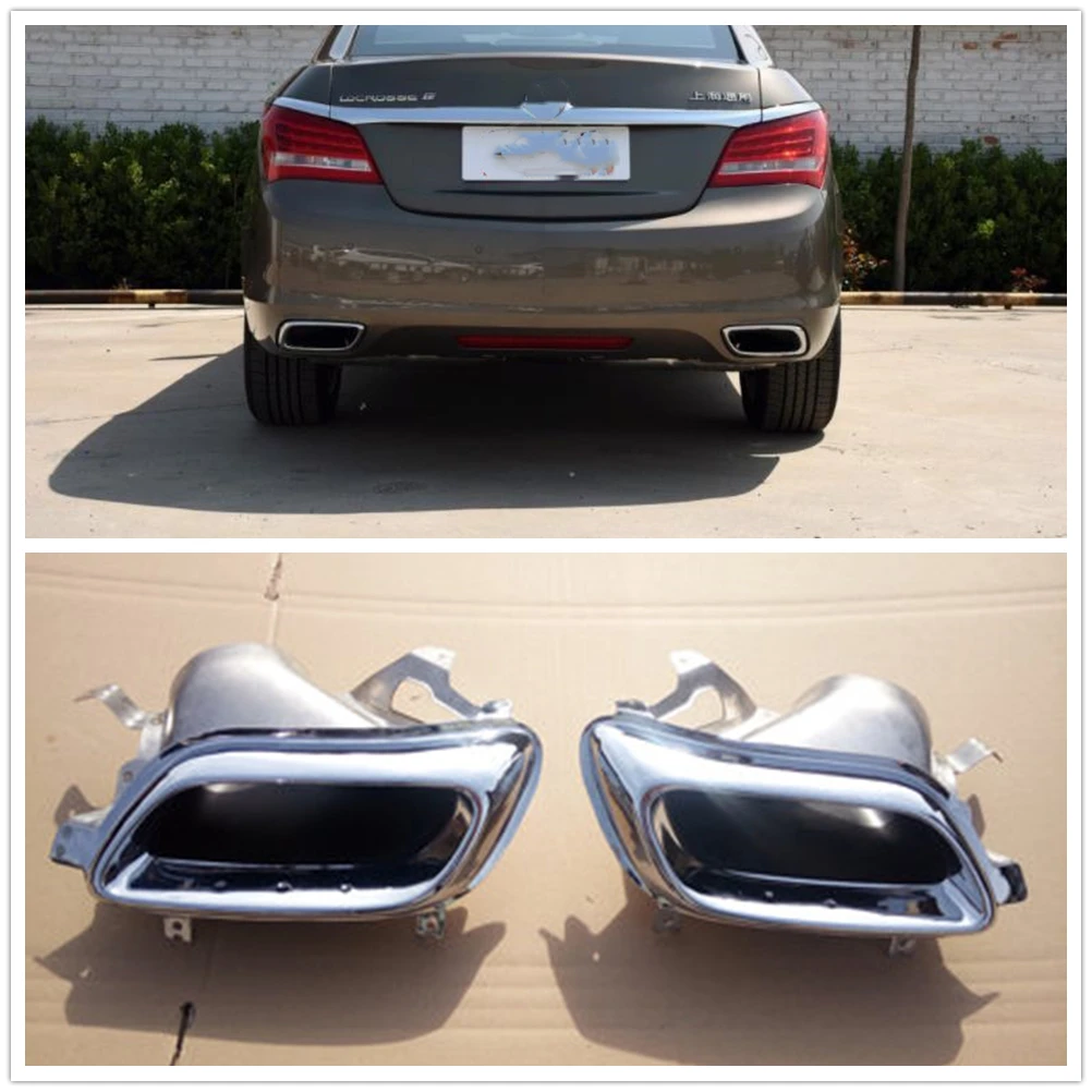 2pcs/pairs Tail Exhaust Pipe Tip For Buick Lacrosse 2014 2015 2016 Stainless steel Car tail throat
2pcs/pairs Tail Exhaust Pipe Tip For Buick Lacrosse 2014 2015 2016 Stainless steel Car tail throat
