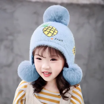 Baby hats 2019 autumn and winter new cartoon fruit children plush three ball knit hat 2-4 years old baby Korean warm hat beanies
Baby hats 2019 autumn and winter new cartoon fruit children plush three ball knit hat 2-4 years old baby Korean warm hat beanies