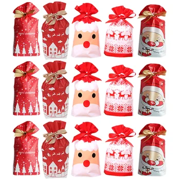 50pcs Christmas Elements Candy Storage Bag Drawstring Candy Bag Reusable Plastic Gift Packing Bag Sweet Treats Cookie Candy
50pcs Christmas Elements Candy Storage Bag Drawstring Candy Bag Reusable Plastic Gift Packing Bag Sweet Treats Cookie Candy