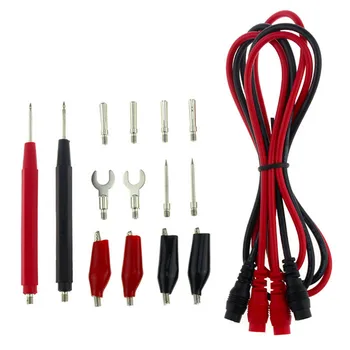 16PCS Universal Digital Multimeter Probe 90CM Combination Wire Line Test Lead Fork Needle Clip Pen Plug Electronic Testing Work
16PCS Universal Digital Multimeter Probe 90CM Combination Wire Line Test Lead Fork Needle Clip Pen Plug Electronic Testing Work