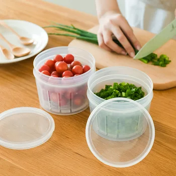 Double Layer with Chopped Green Onion Freshness Box Kitchen Ginger and Garlic Storage Box Refrigerator Portable Plastic Circle W
Double Layer with Chopped Green Onion Freshness Box Kitchen Ginger and Garlic Storage Box Refrigerator Portable Plastic Circle W