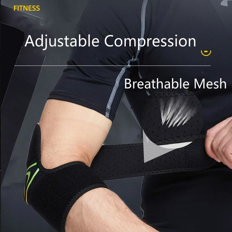 Breathable Tennis Elbow Support Brace Compression Sleeve Elbow Protector for Left or Right Arm Gym Sports Recovery Pain Relief
Breathable Tennis Elbow Support Brace Compression Sleeve Elbow Protector for Left or Right Arm Gym Sports Recovery Pain Relief