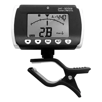 Clip-on Backlit Metronome Tuner for Electronic Acoustic Guitar Chromatic Bass Violin Ukulele Adjust The Volume 30-250 bpm
Clip-on Backlit Metronome Tuner for Electronic Acoustic Guitar Chromatic Bass Violin Ukulele Adjust The Volume 30-250 bpm