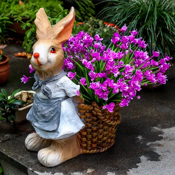 Cute Rabbit Vase Garden Pots Modern Animal Bunny Bracketplant Flowerpot Succulent Plant Pot European Home Decorations R4672
Cute Rabbit Vase Garden Pots Modern Animal Bunny Bracketplant Flowerpot Succulent Plant Pot European Home Decorations R4672