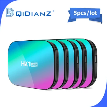 5pcs Smart TV BOX hk1box Android 9.0 1000M Amlogic S905X3 8K Dual Wifi BT Netflix Fast Set top BOX hk1 x3 PK HK1MAX H96 a95x 
5pcs Smart TV BOX hk1box Android 9.0 1000M Amlogic S905X3 8K Dual Wifi BT Netflix Fast Set top BOX hk1 x3 PK HK1MAX H96 a95x