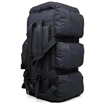 90L Black Large Capacity Outdoor Hiking Backpack Pack Camouflage Luggage Bag Camping Tent Quilt Container 9 Pockets
90L Black Large Capacity Outdoor Hiking Backpack Pack Camouflage Luggage Bag Camping Tent Quilt Container 9 Pockets