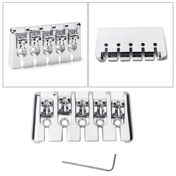 1 Set Guitar Bridge GA1021 Metal 5 String Strain Plate Bridge Saddle Bridge Guitar Bridge for Guitar Musical Instrument Bass
1 Set Guitar Bridge GA1021 Metal 5 String Strain Plate Bridge Saddle Bridge Guitar Bridge for Guitar Musical Instrument Bass