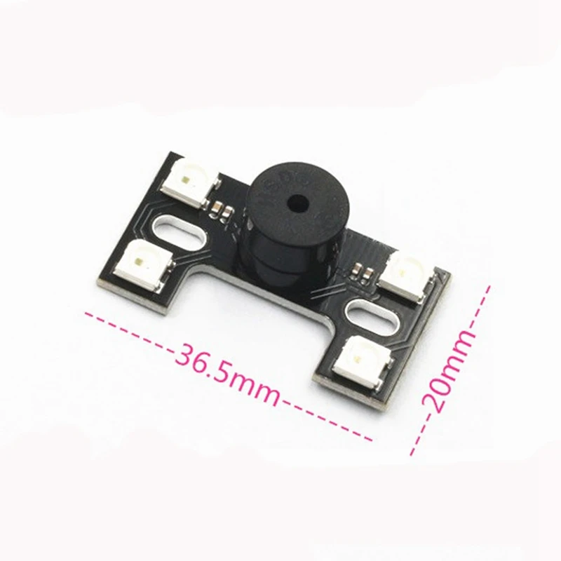 Lantian WS2812B LED + 5V Active Buzzer for NAZE32 CC3D F3 Flight Controller FPV Racing Drone RC Quadcopter Parts
Lantian WS2812B LED + 5V Active Buzzer for NAZE32 CC3D F3 Flight Controller FPV Racing Drone RC Quadcopter Parts