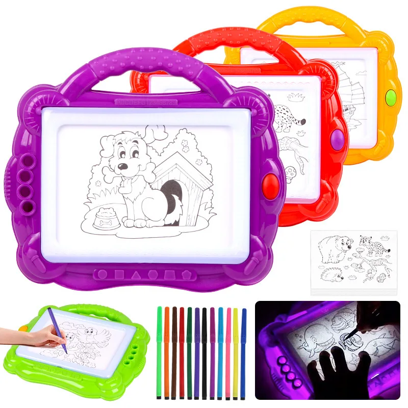 Children Backlight Drawing Board Color Pen Light Doing Homework Graffiti Copy Drawing Board Children'S Educational Early Childho
Children Backlight Drawing Board Color Pen Light Doing Homework Graffiti Copy Drawing Board Children'S Educational Early Childho