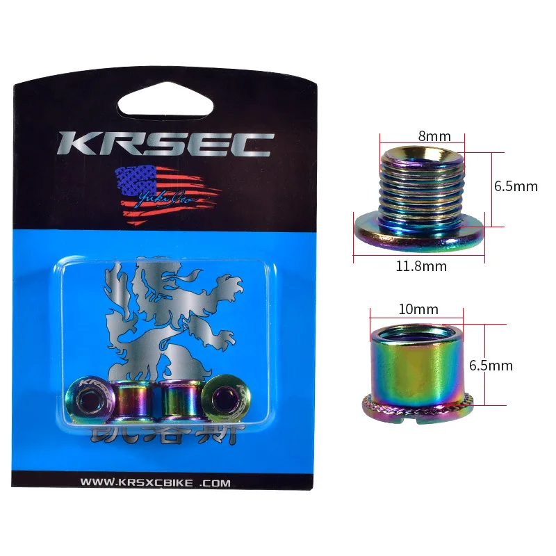 4PCS Titanium Plated Chainring Bolt Bicycle Chainwheel Screws CNC 7075 Road MTB Bicycle Disc Screw for Crankset Bicycle Parts
4PCS Titanium Plated Chainring Bolt Bicycle Chainwheel Screws CNC 7075 Road MTB Bicycle Disc Screw for Crankset Bicycle Parts