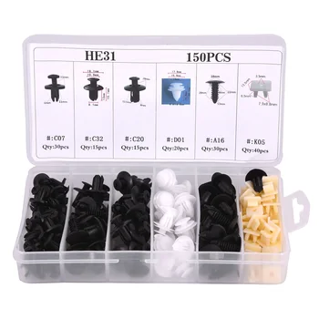 Bumper Car Door Clip Rivets Screws Fixing Fender Repair 6 Models 150Pcs/Lot Fastener Fenders Hot Pro
Bumper Car Door Clip Rivets Screws Fixing Fender Repair 6 Models 150Pcs/Lot Fastener Fenders Hot Pro