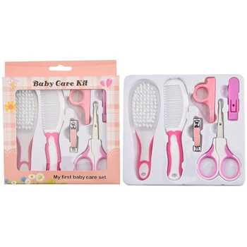 6Pcs/set Baby Health Care Set Infant Nail Clipper Scissors Kit Newborn Children Portable Safety Care Grooming Hair Brush CL5820
6Pcs/set Baby Health Care Set Infant Nail Clipper Scissors Kit Newborn Children Portable Safety Care Grooming Hair Brush CL5820