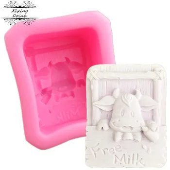 Xixing Free milk signboard silica gel mold cake decoration fudge cake 3D mold soap mold polymer clay resin 
Xixing Free milk signboard silica gel mold cake decoration fudge cake 3D mold soap mold polymer clay resin