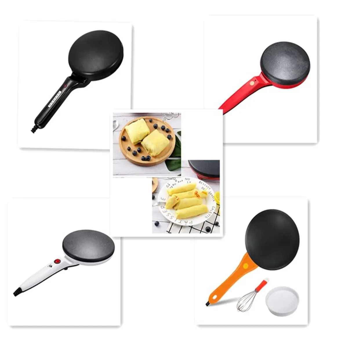 220V Non-stick Electric Crepe Pizza Maker Pancake Machine Non-stick Griddle Baking Pan Cake Machine Kitchen Cooking Tools Crepe
220V Non-stick Electric Crepe Pizza Maker Pancake Machine Non-stick Griddle Baking Pan Cake Machine Kitchen Cooking Tools Crepe