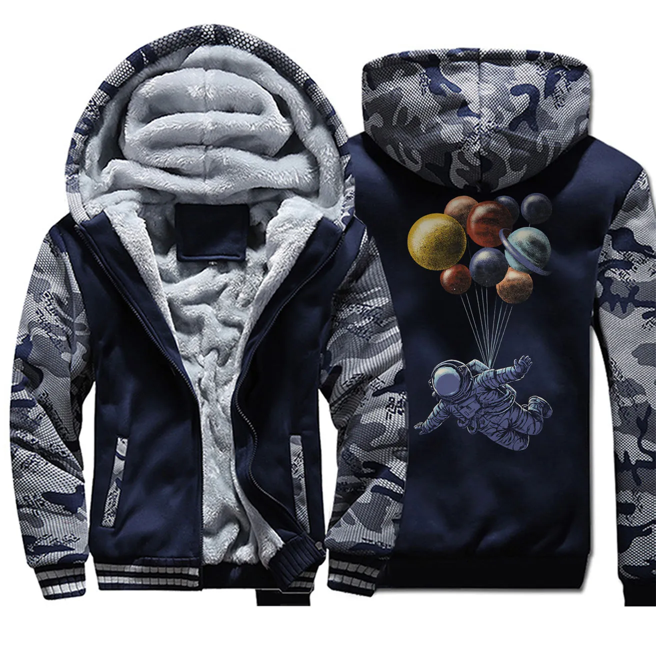 Толстовки с изображением астронавта и космоса свитшоты пальто куртки для