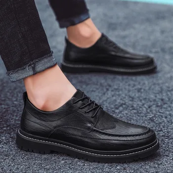 2020 Spring Autumn Mens Business Brogue Lace Up Solid Color Round Toes Dress Shoes Zapatos De Hombre 
2020 Spring Autumn Mens Business Brogue Lace Up Solid Color Round Toes Dress Shoes Zapatos De Hombre