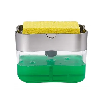 2 in 1 Soap Pump Dispenser with Sponge Holder Cleaning Liquid Dispenser Container Manual Press Soap Organizer Dropshipping
2 in 1 Soap Pump Dispenser with Sponge Holder Cleaning Liquid Dispenser Container Manual Press Soap Organizer Dropshipping