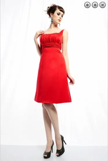 Satin Knee-length Scoop Promotion free Shipping Brides Maid Formal robe de soiree 2016 New Fashion Plus Cheap Bridesmaid Dress
Satin Knee-length Scoop Promotion free Shipping Brides Maid Formal robe de soiree 2016 New Fashion Plus Cheap Bridesmaid Dress