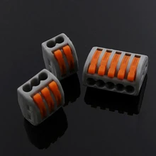5PCS/bag Mini Fast Wire Cable Connectors Universal Compact Conductor Spring Splicing Wiring Connector Push-in Terminal Block
5PCS/bag Mini Fast Wire Cable Connectors Universal Compact Conductor Spring Splicing Wiring Connector Push-in Terminal Block