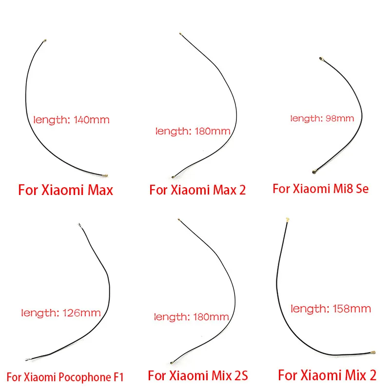 10 шт./лот Wifi антенный разъем сигнала гибкий кабель для Xiaomi mi 4 5 A1 5X6 8 Se Max x 2 3 2S 5S Plus |