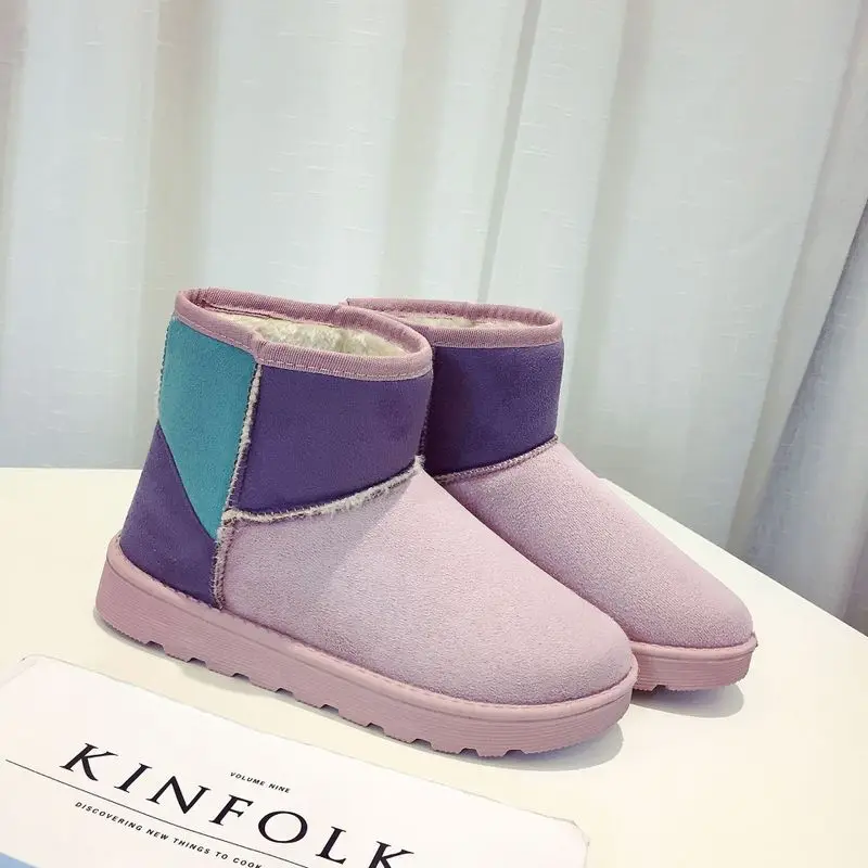 Freeshipping 2019 winter flat bottom short tube plus velvet plus size one pedal color matching casual flat heel women boots
Freeshipping 2019 winter flat bottom short tube plus velvet plus size one pedal color matching casual flat heel women boots