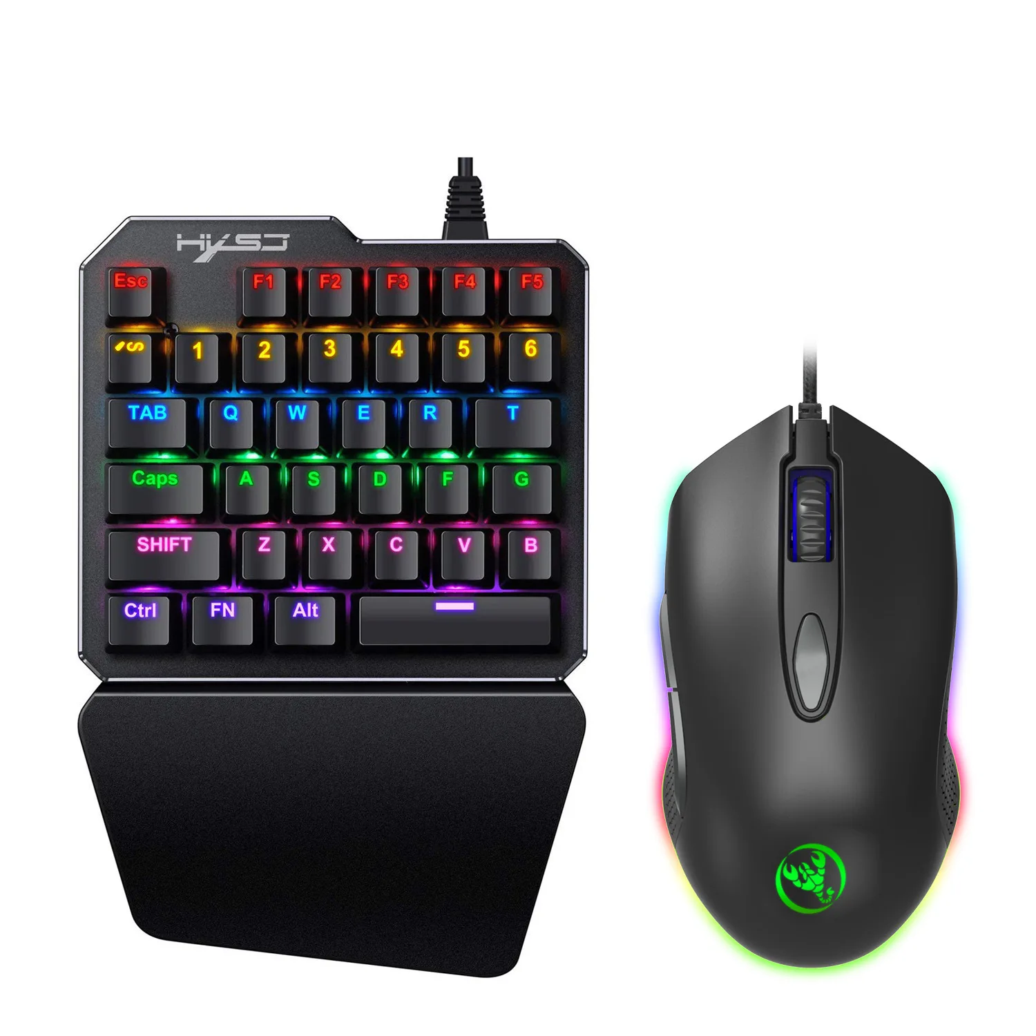 35Keys One-Handed Mechanical Gaming Keyboard RGB Backlit Portable Mini Gaming Keypad Game Controller for PC PS4 Xbox Gamer
35Keys One-Handed Mechanical Gaming Keyboard RGB Backlit Portable Mini Gaming Keypad Game Controller for PC PS4 Xbox Gamer