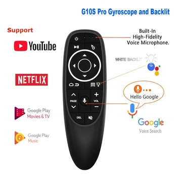 G10 Voice Control Air Mouse 2.4GHz Wireless Google Microphone Remote Control Learning IR 6-axis Gyroscope for Android TV Box PC
G10 Voice Control Air Mouse 2.4GHz Wireless Google Microphone Remote Control Learning IR 6-axis Gyroscope for Android TV Box PC