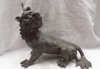 voge gem S2924 12" Folk Chinese Bronze Wealth Dragon Kylin Unicorn Statue Animals Sculpture D0317
voge gem S2924 12" Folk Chinese Bronze Wealth Dragon Kylin Unicorn Statue Animals Sculpture D0317