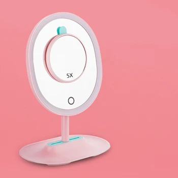 LED Cosmetic Mirror Magnifying Glass Oval Desktop Cosmetic Mirror Compact Cosmetic Mirror LED Lighting Princess Mirror
LED Cosmetic Mirror Magnifying Glass Oval Desktop Cosmetic Mirror Compact Cosmetic Mirror LED Lighting Princess Mirror