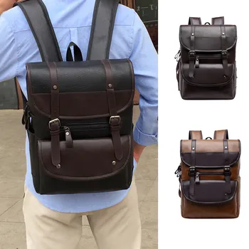 Leather PU Backpack Men's Laptop Backpack Retro Unisex Student School Bag Multifunctional School Travel Waterproof Men's Bag
Leather PU Backpack Men's Laptop Backpack Retro Unisex Student School Bag Multifunctional School Travel Waterproof Men's Bag