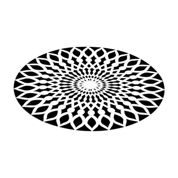 3D Space Round Carpet, Optical Illusions Non Slip Area Rug Anti-Slip Floor Mat Non-Woven Gorgeous flowers, for Living Room
3D Space Round Carpet, Optical Illusions Non Slip Area Rug Anti-Slip Floor Mat Non-Woven Gorgeous flowers, for Living Room