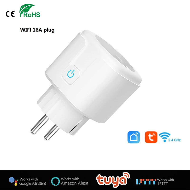 KMAX EU smart plug WiFi wireless remove control 16A Socket turn on and off with App Alexa google home
KMAX EU smart plug WiFi wireless remove control 16A Socket turn on and off with App Alexa google home