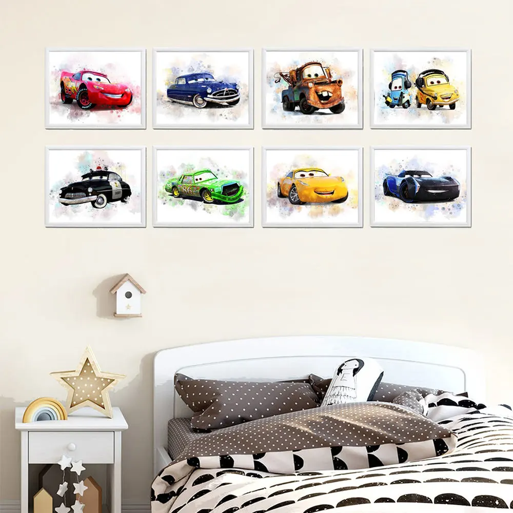 Disney Cartoons Anime Wall Posters and Prints Canvas Painting On the Wall Cars Mobilization Pictures for Kids Room Home Decor
Disney Cartoons Anime Wall Posters and Prints Canvas Painting On the Wall Cars Mobilization Pictures for Kids Room Home Decor