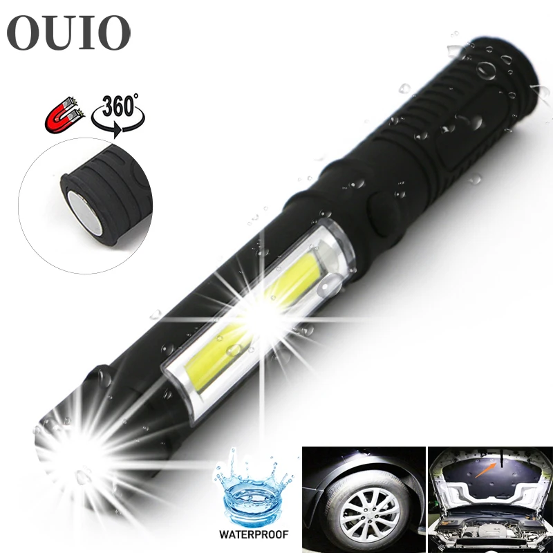 Mini Portable lanterns Working Inspection Torches COB LED Multifunction Maintenance flashlight Magnetic Base
Mini Portable lanterns Working Inspection Torches COB LED Multifunction Maintenance flashlight Magnetic Base