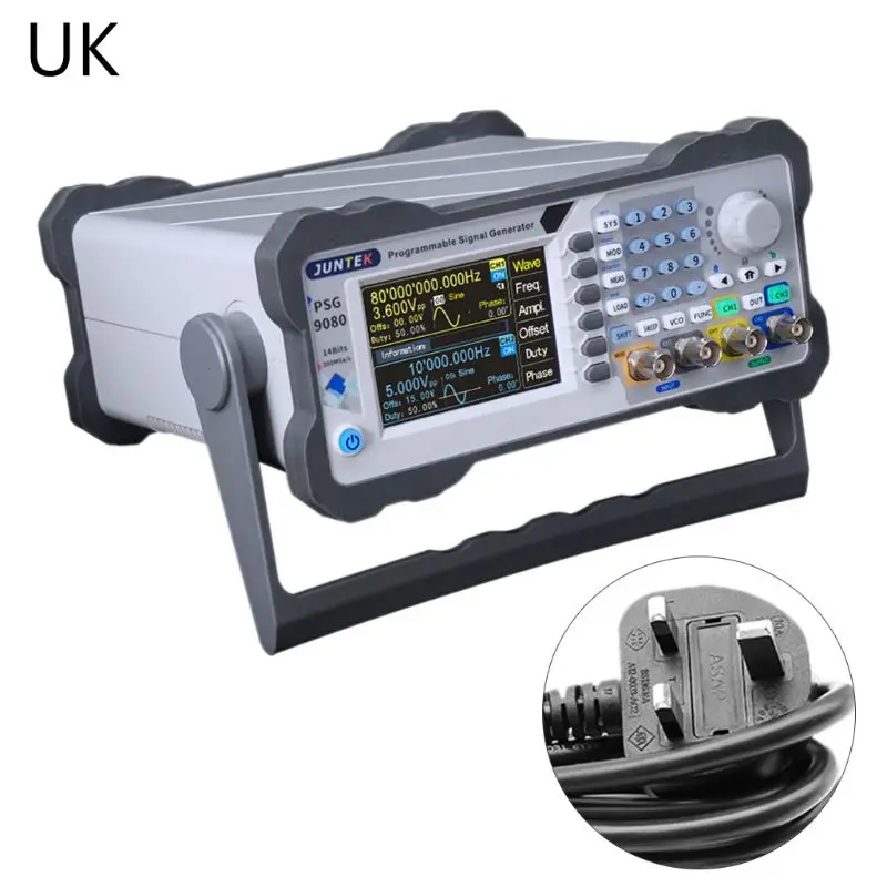 1nHz-80MHz 2 Channel Programmable Signal Generator Frequency Arbitrary Waveform
1nHz-80MHz 2 Channel Programmable Signal Generator Frequency Arbitrary Waveform