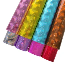 30*135CM 3D Cat Eyes Effect Metallic Laser PU Smooth Polyester Faux Leather Fabric For Making Shoe/Bag/DIY Accessories
30*135CM 3D Cat Eyes Effect Metallic Laser PU Smooth Polyester Faux Leather Fabric For Making Shoe/Bag/DIY Accessories